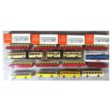 Wiking German Hard Plastic Toy Buses Lot