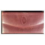 Christian Dior Embossed Leather Long Wallet