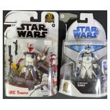 NIP 2021 Star Wars Clone Wars Arc & Hawk Figures