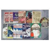 Antique & Vintage Music/Movie/Theater Ephemera