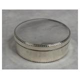 Greggio Rino Italian 800 Silver Round Box