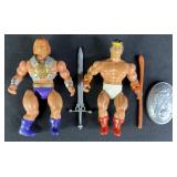 Vtg Remco Warrior King Conan & Hercules Figures
