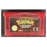 Game Boy Advance GBA Pokemon Ruby Version PAL