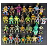 29pc Vtg Ninja Turtles TMNT Action Figures