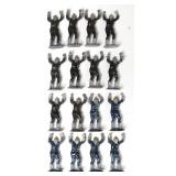 16pc Antique Lead WW1 German Soldier Figures