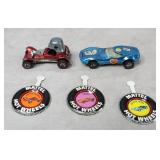 1968-1969 Hot Wheels Red Line Cars & Badges