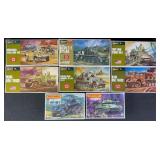 8pc Sealed & Unbuilt WWII Model Kits w/ German