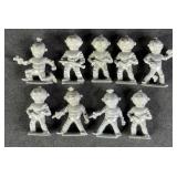 9pc Vtg Co-Ma Coma 30mm Spacemen Martian Figures