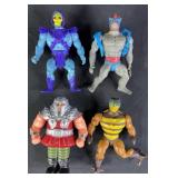 4pc Vtg He-Man MOTU French Figures w/ Skeletor