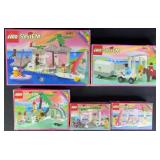 5pc Vtg Lego Paradisa Sets w/ Box
