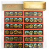 Antique Johann Falk German Magic Lantern Slides