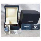 Longines Conquest Blue Dial 300m Watch