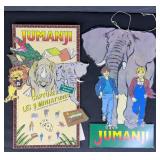 1995 Jumanji French Feves Figurine Display Signs