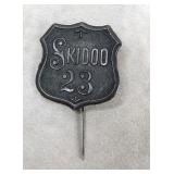 Antique 23 Skidoo Shield Form Stickpin