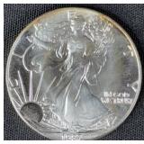 1987 U.S. Silver Eagle 1 OZ. Silver Dollar Coin