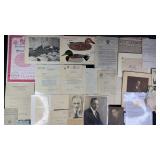 19th & 20th Century Ephemera w/ Signed