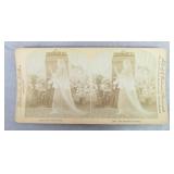 1893 The Haunted Lovers Stereoview Card