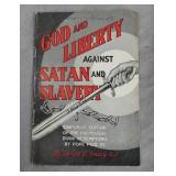 1943 God and Liberty Against Satan and Slavery