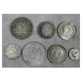 1811-1941 Foreign Silver Coins Grouping