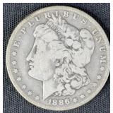 1886 U.S. Morgan Dollar 1 OZ. Silver Coin