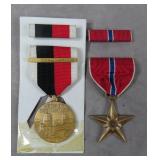 WW2 US Army of Occupation/Bronze Star Medals