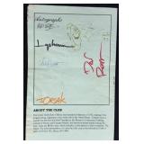 Multi-Signed 1993 Ithacon 18 Program