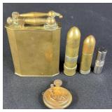 WWI Era Lighters w/Fujiama & Trench Art