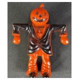 Vintage Rosko Halloween Scarecrow Candy Container