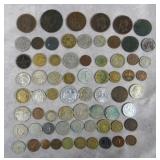 68pc 1807-1939 Foreign Coins Grouping