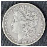 1879 U.S. Morgan Dollar 1 OZ. Silver Coin
