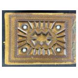 32pc 19th Century Photograph Album w/ Tin Type