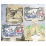 German Die Cut Calendar Topper Calendars
