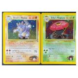 2pc 2000 Pokemon Gym Heroes Holo Cards