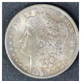 1891 U.S. Morgan Dollar 1 OZ. Silver Coin