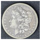 1879 U.S. Morgan Dollar 1 OZ. Silver Coin