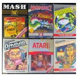 6pc Atari 2600 Video Games CIB