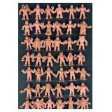 42pc Vintage Muscle Men Figures