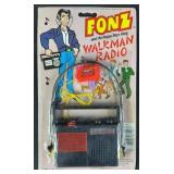 NIP 1981 Larami Fonz Walkman Radio