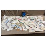 Lrg Lot Vtg Stamps & First Day Covers