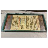 Vtg Regulations Of The Mansion House Wooden Sign