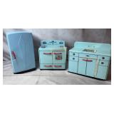 Vintage Marx Light Blue Kitchen Set w/ Boxes