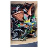 Assorted Loose Legos w/ Partially Built