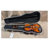 Vtg Scherl & Roth 4/4 Violin & Bow w/Hard Shell