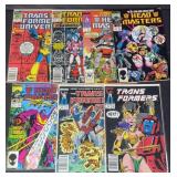 7pc Transformers Marvel Comic Books w/ #1