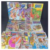 16pc Groo The Wanderer Marvel Comic Books w/ #1