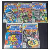 5pc Super Powers #1-6 DC Comic Books