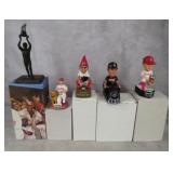 5pc Reading Phillies SGA Bobbleheads/Figures Lot