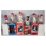6pc Reading Phillies SGA Bobbleheads Lot