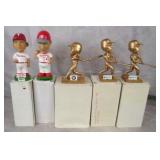 5pc Reading Phillies SGA Bobbleheads Lot