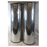 Pr. 34" Pedestal Floor Stands/Ashtrays